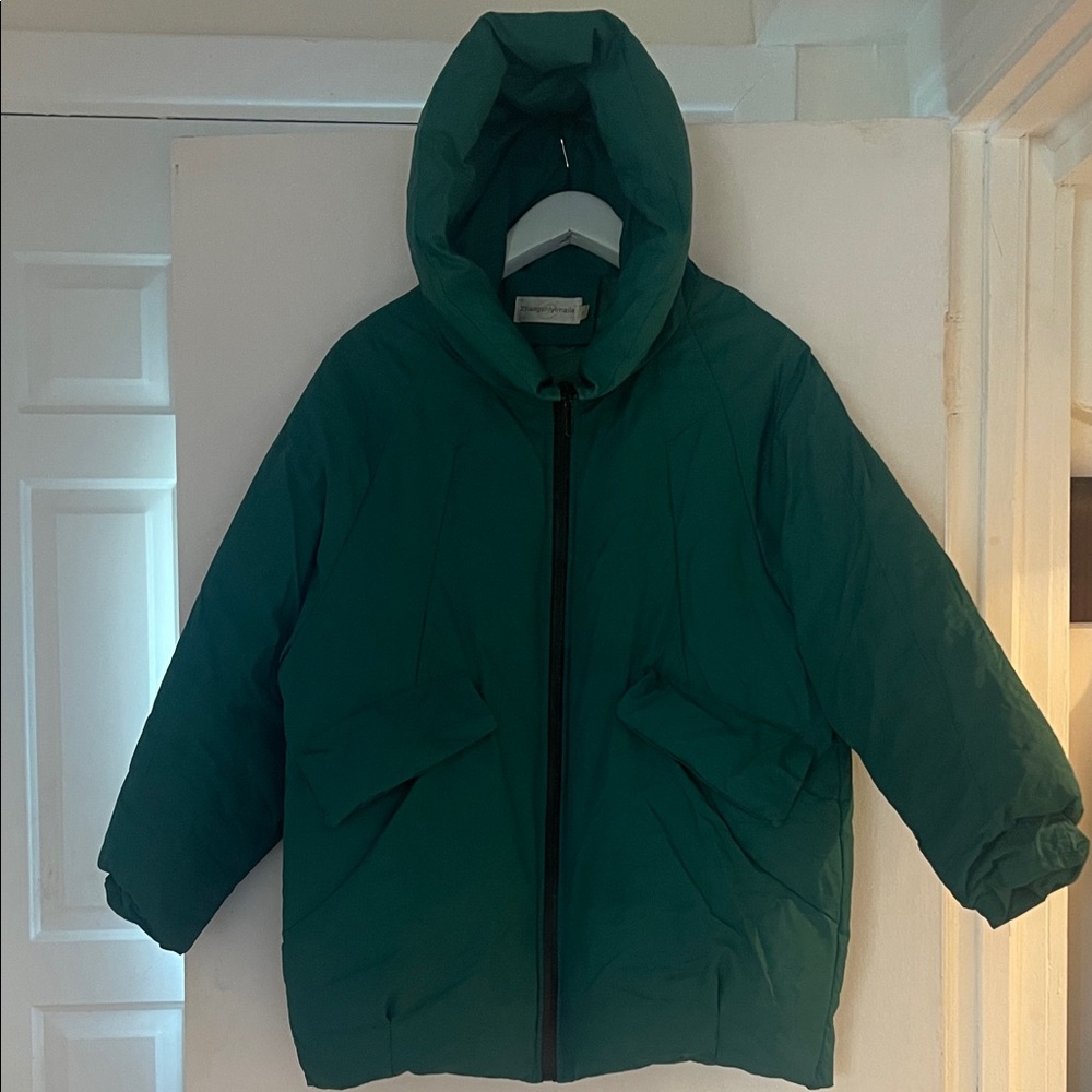 Women's Green Pea Coat